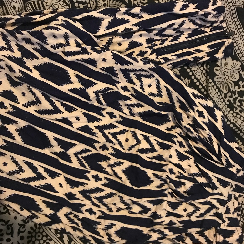 Zipper leg harem pants